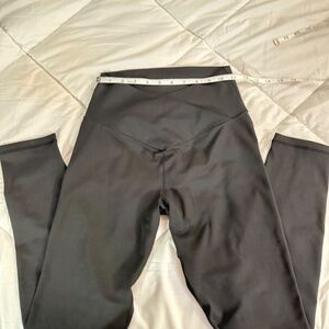 Pink Lily- Black Criss Cross High Waist leggings NWOT